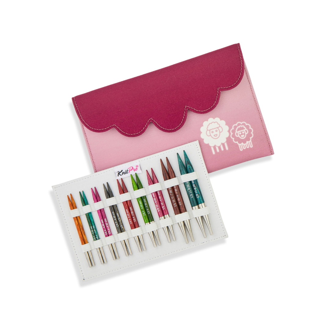 Set med korta rundstickor från KnitPro
