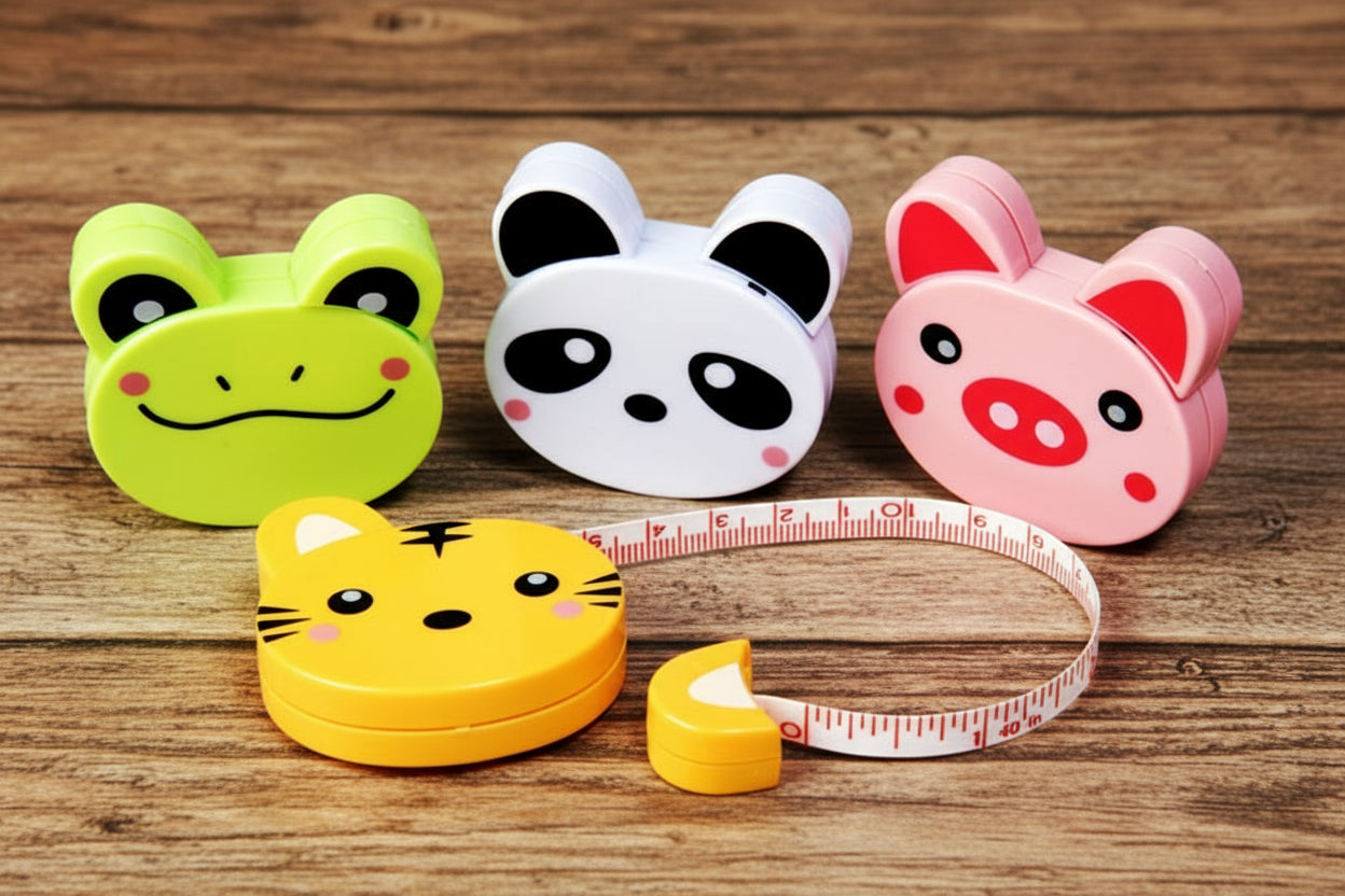 Måttband med djurfigurer