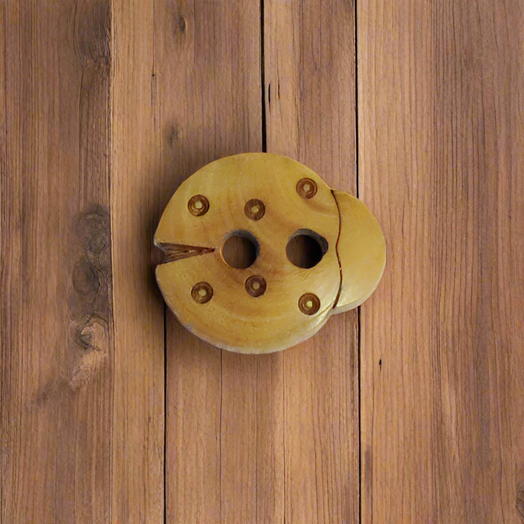 Träknapp barn nyckelpiga 13 mm