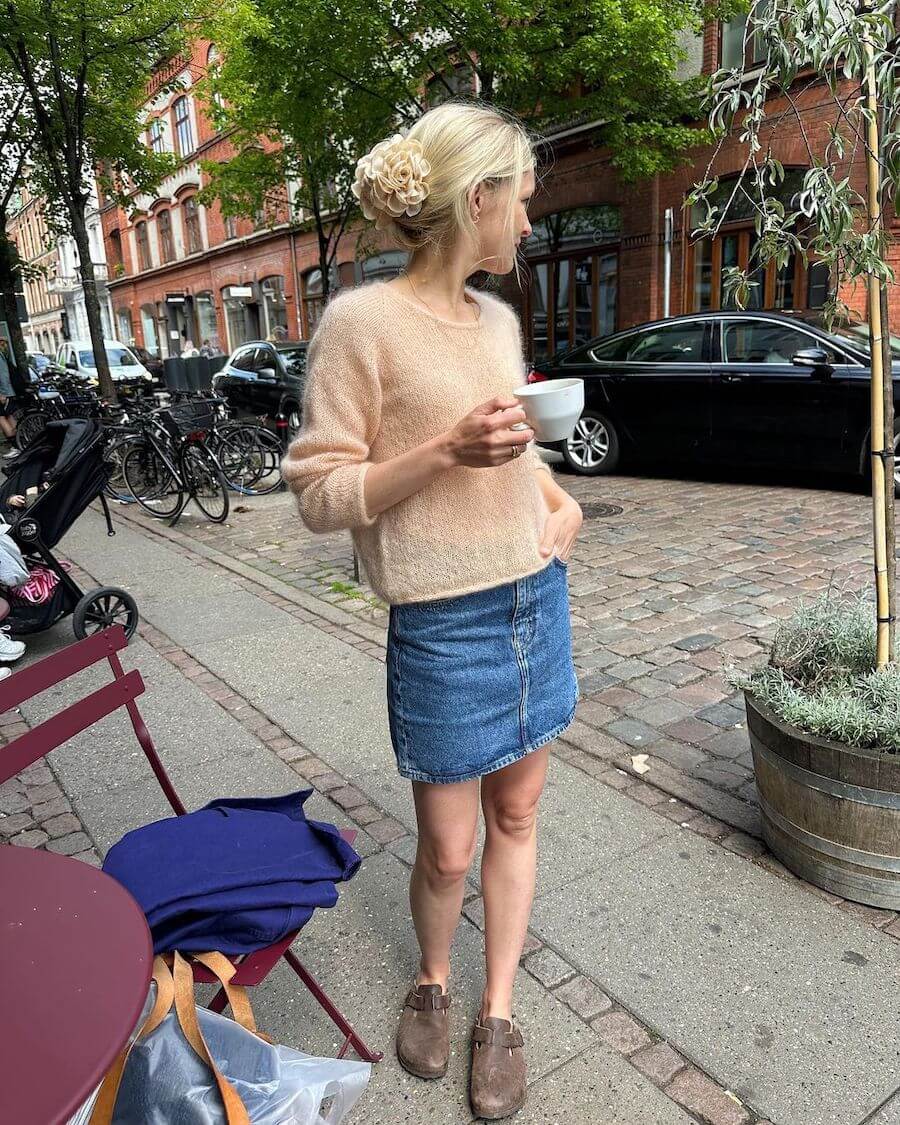 Stickpaket - Petite Knit: Cumulus Bluse O-neck (Tilia)