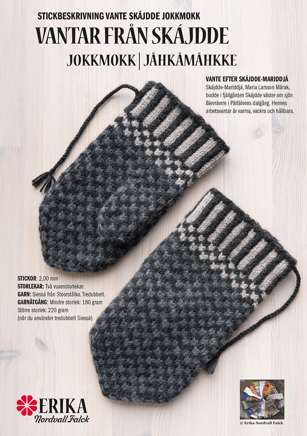 Stoorstålka Skajdde samiska vantar