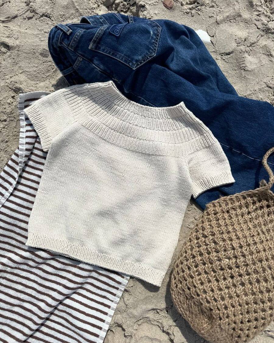 Stickpaket - Petite Knit: Ankers Sommartröja (KFO Cotton Merino)