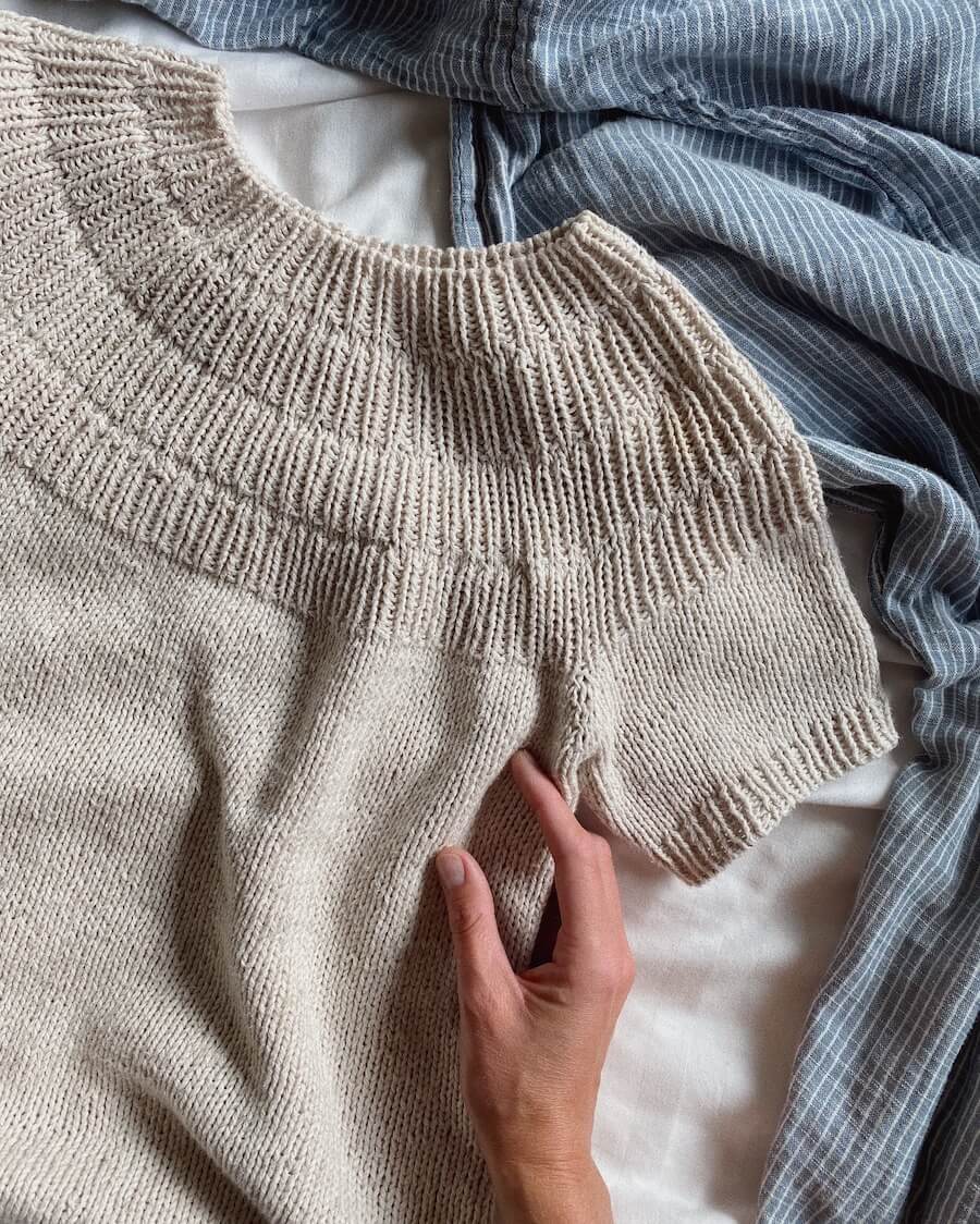 Stickpaket - Petite Knit: Ankers Sommartröja (KFO Cotton Merino)