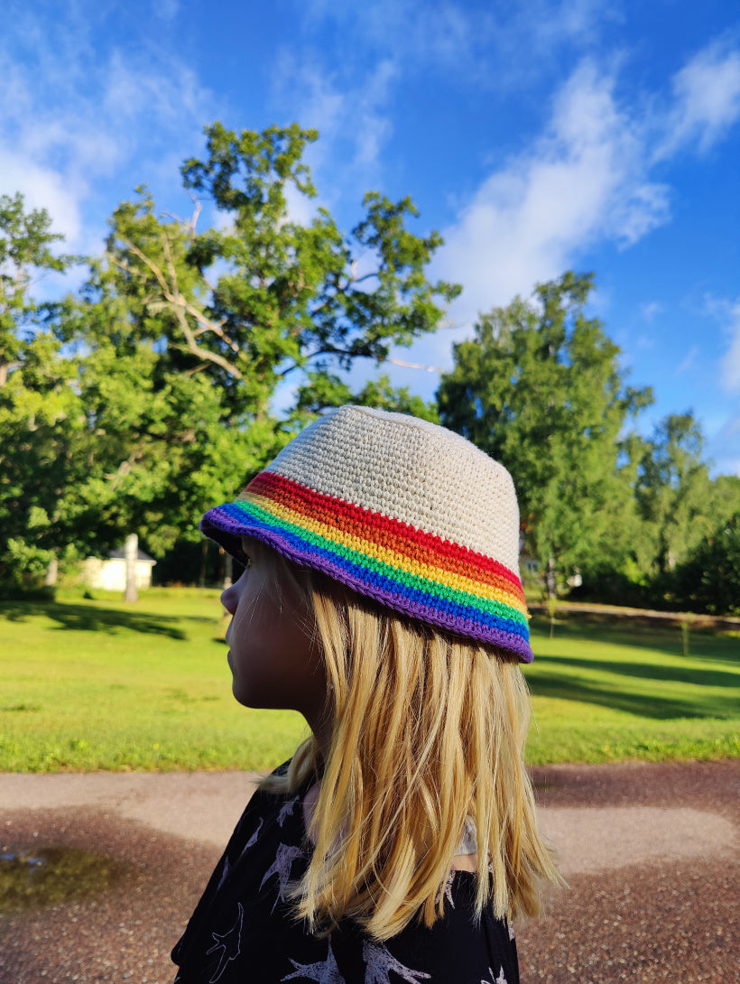 Virkpaket - Pride-hatt Stonewall (100% bomull)
