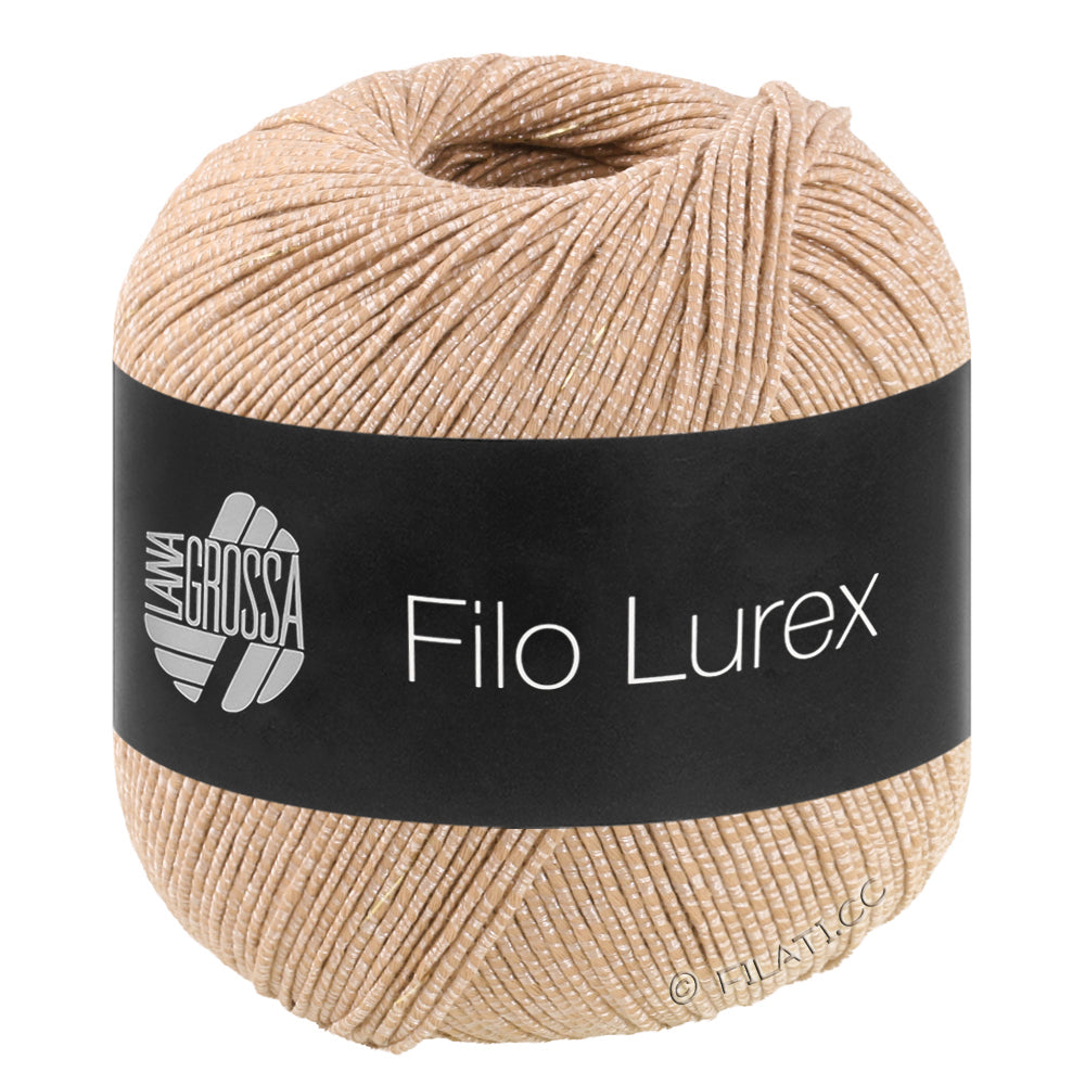 Virkpaket - Rosenmalva med lite glitter (Filo Lurex)