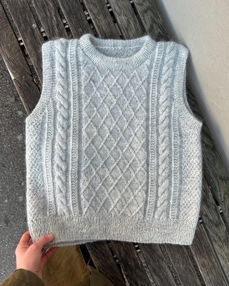 Stickpaket - Petite Knit: Moby Slipover (merino + mohair)