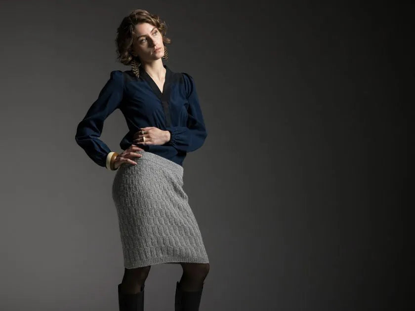 Stickpaket - Filcolana & Strikrik: Lorna Skirt