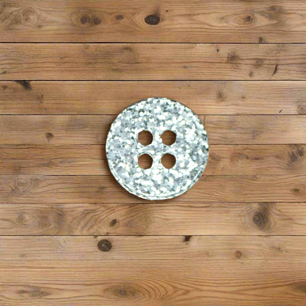 Glitterknappar 15 mm