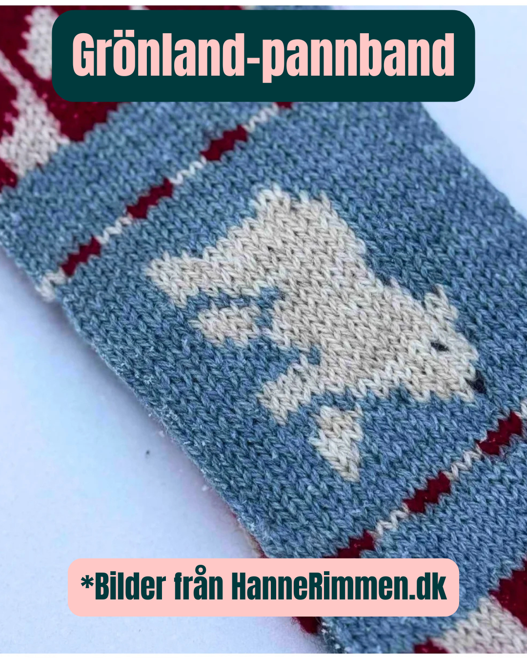 Stickpaket: Grönland-pannband