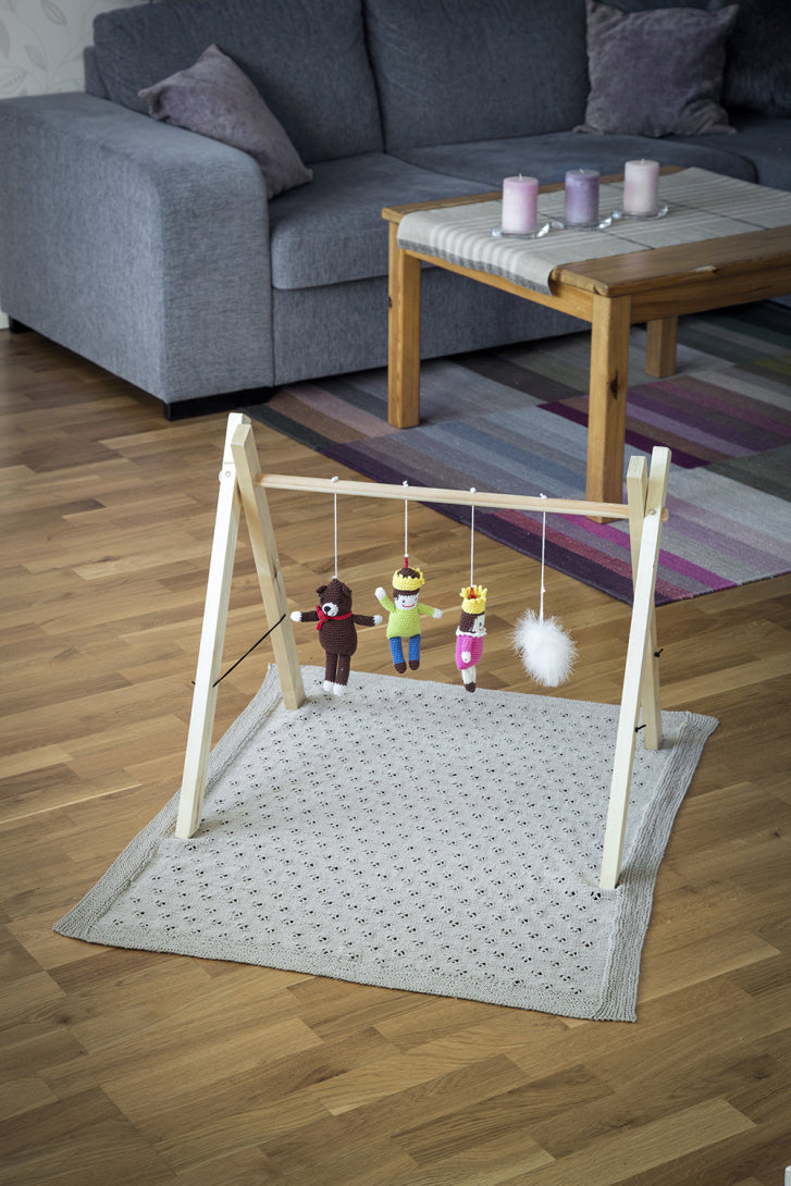 Stickpaket - Babyfilt i lin & bomull (Colin)
