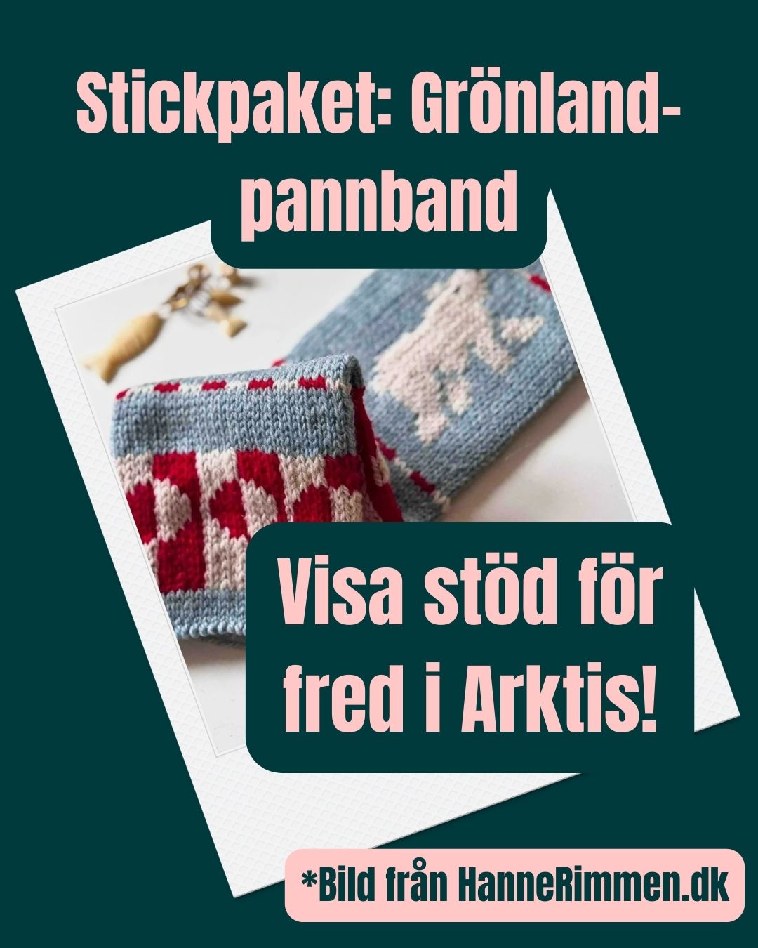 Stickpaket: Grönland-pannband