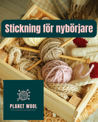 Stickning för nybörjare (17/9 & 1/10, kl 17-19)