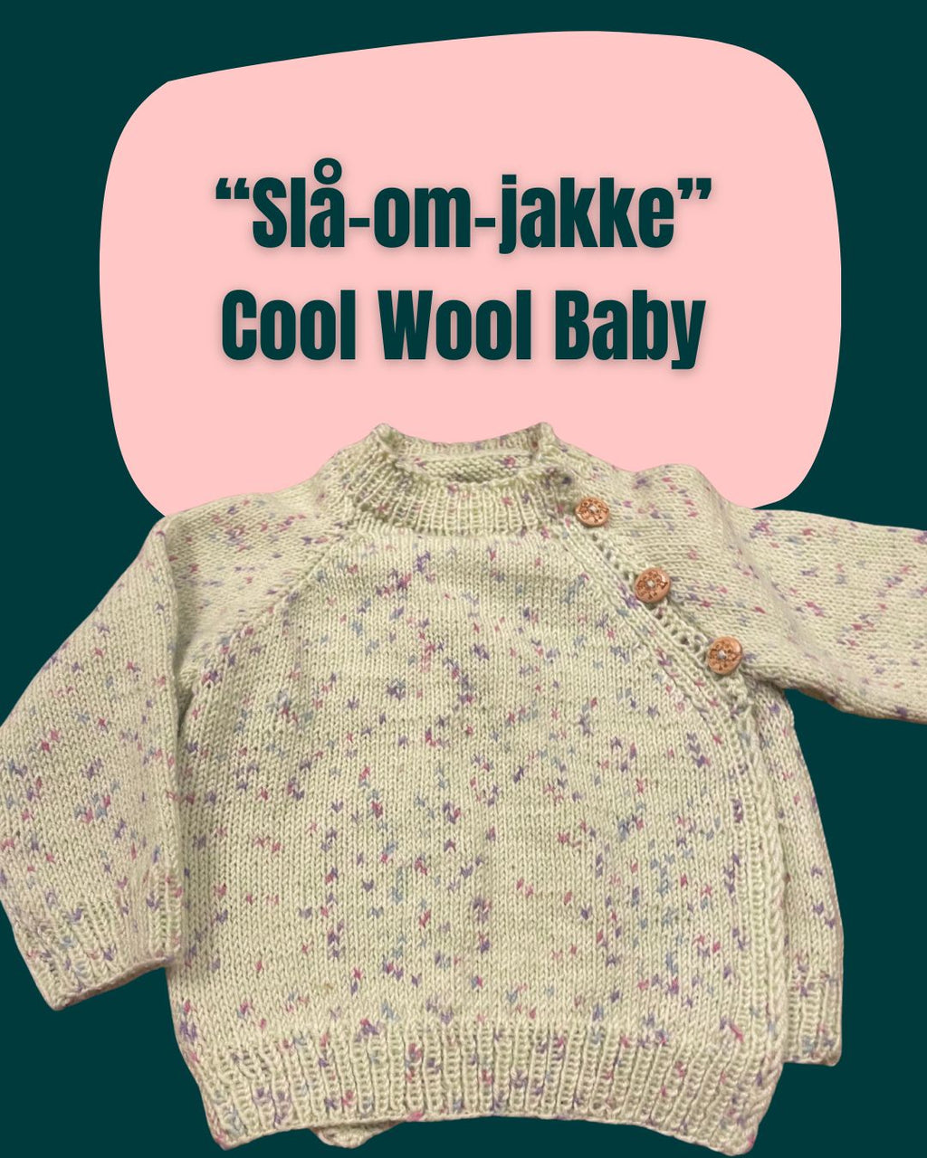 Stickpaket - Slå-om-jakke (Cool Wool Baby)