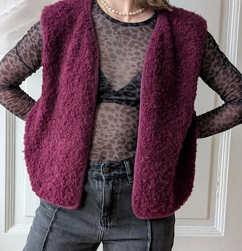 Stickpaket - Fluffy Fleece Vest by Johanna Reus