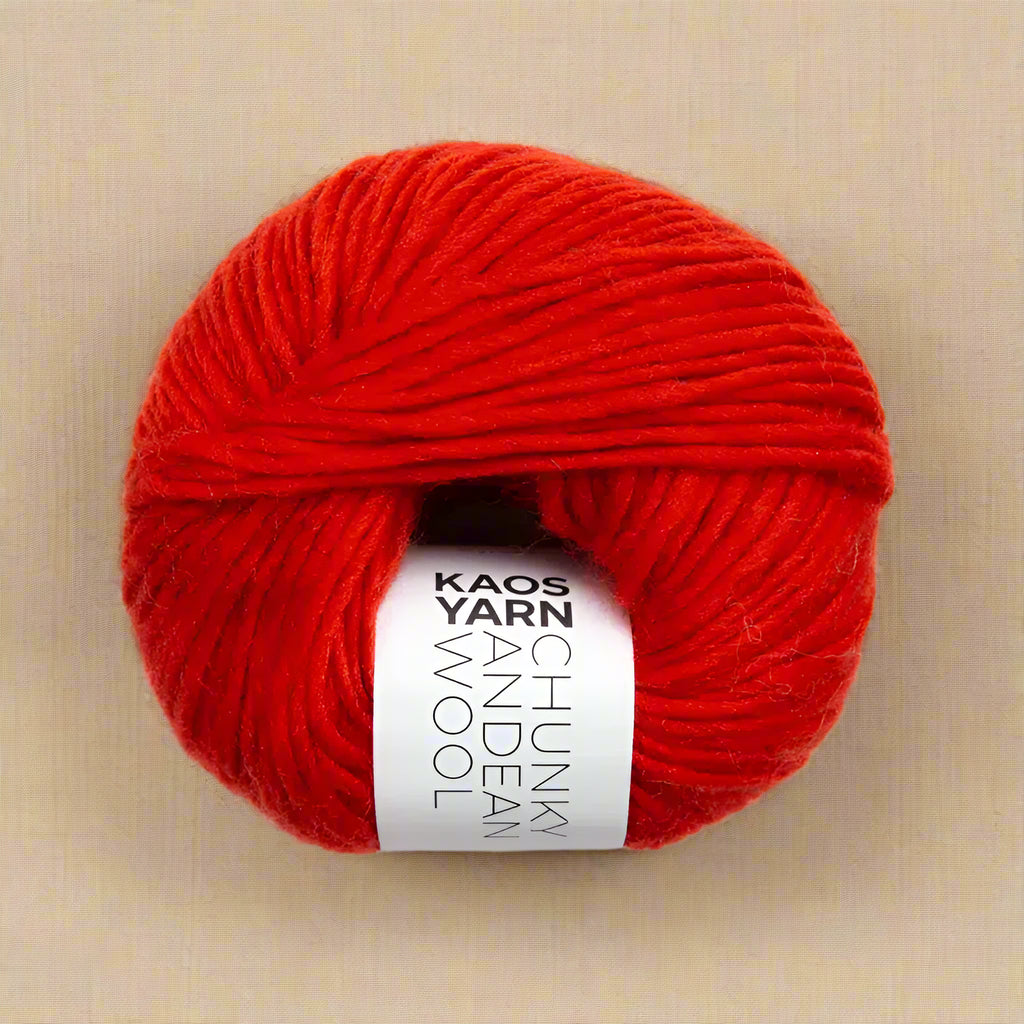 Stickpaket: Melt the ICE-mössa (med Kaos Yarn Chunky Andean Wool)