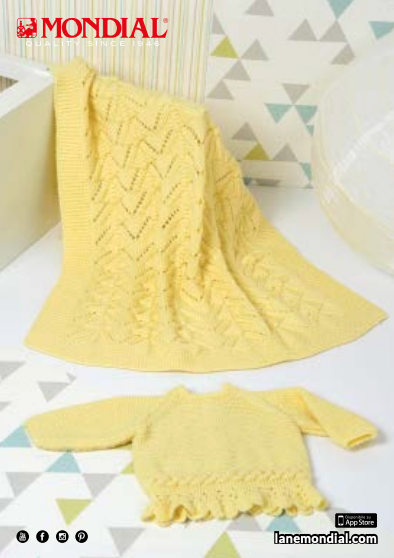 Delicata baby kofta och filt