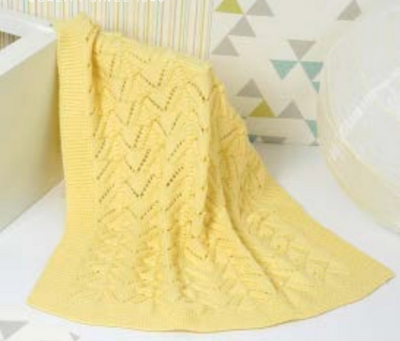 Stickpaket - Italiensk babyfilt (merino)