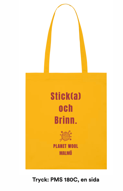 Ekotygkasse "Stick(a) och Brinn"