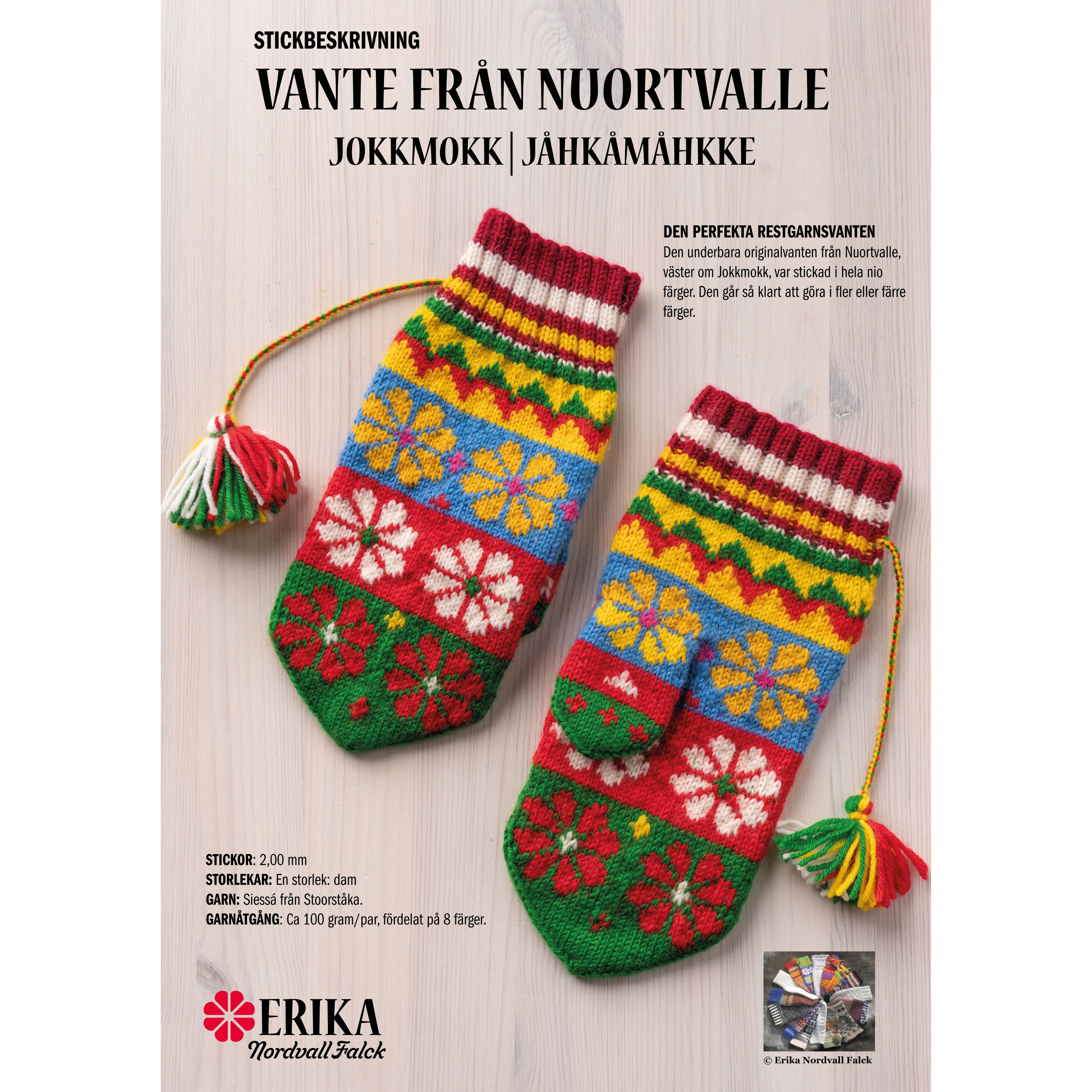 Stoorstålka Nuortvalle samiska vantar