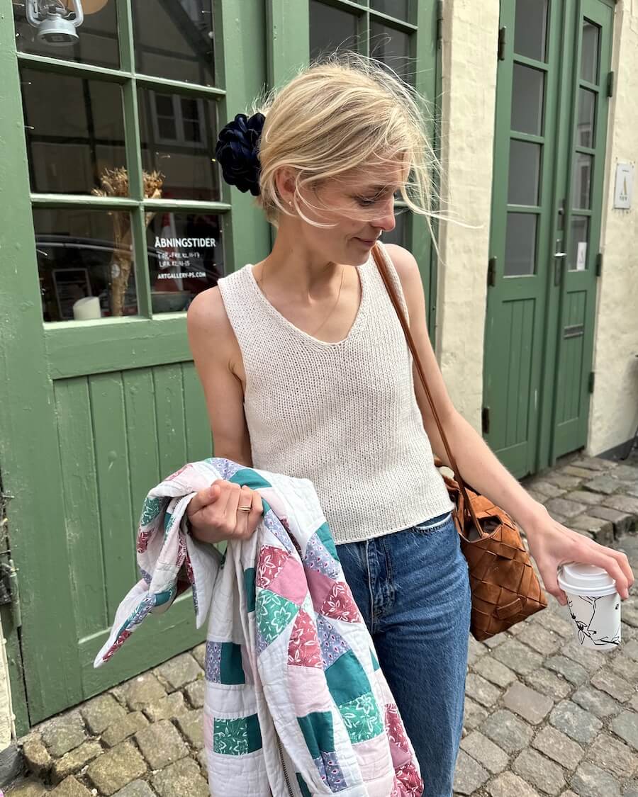 Stickpaket - Petite Knit: Alice Top (Lin + bomull)