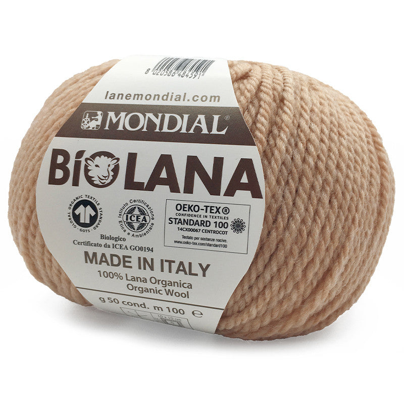 Stickpaket: Semi-Ridge Neckwarmer (MONDIAL Bio Lana)