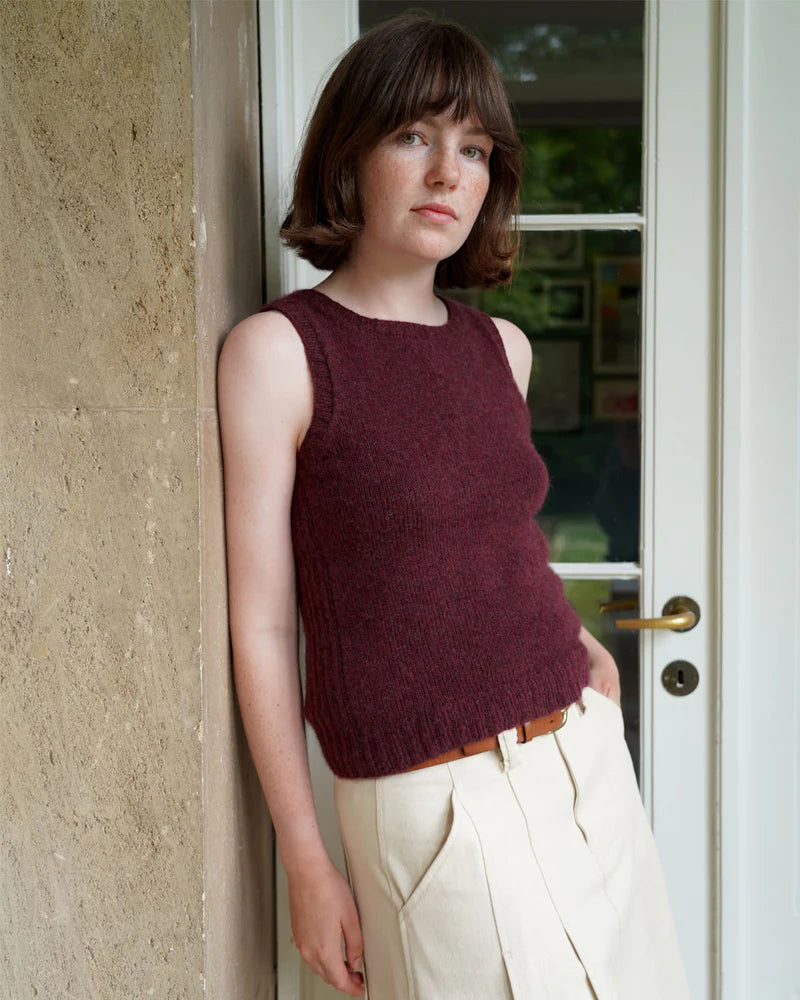 Stickpaket - Kit Couture: Borgan top (Cashmere)