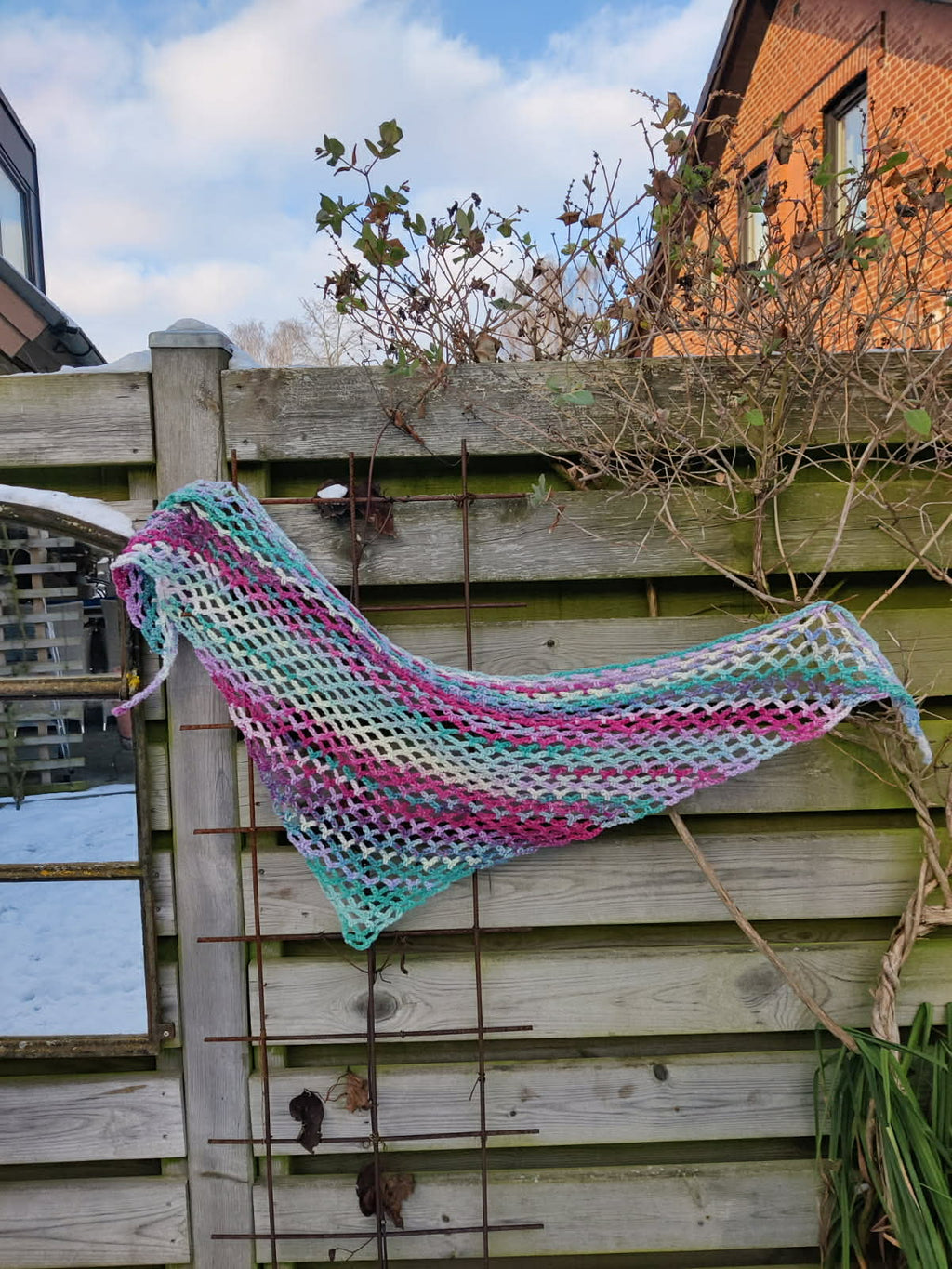 (In English) Crochet a shawl & Read crochet patterns (18/4)