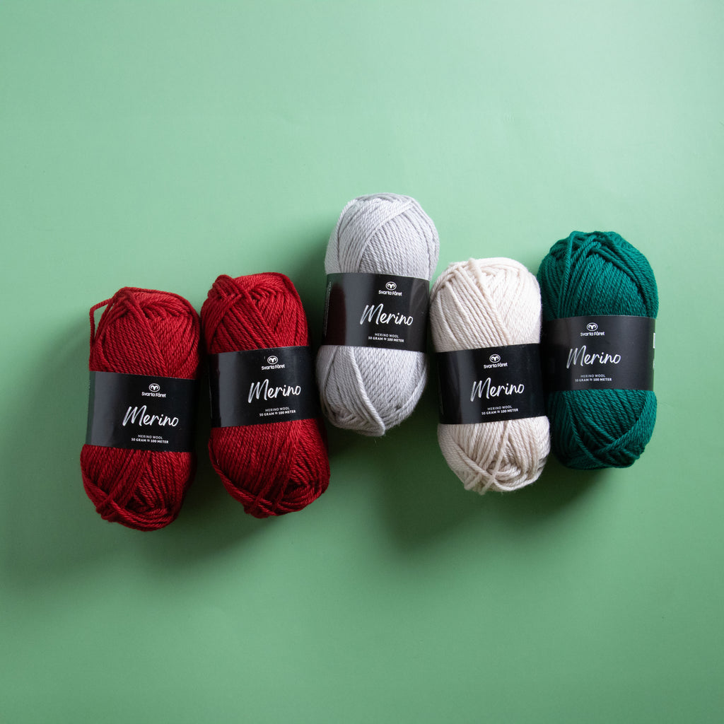 STICKPAKET: Pretty Christmas Sweater - Anna Bauer x Svarta Fåret