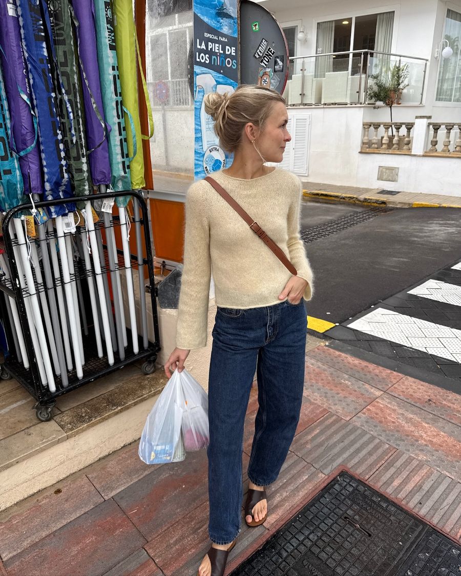 Stickpaket - Petite Knit: Ivy Blouse (med Ecopuno)