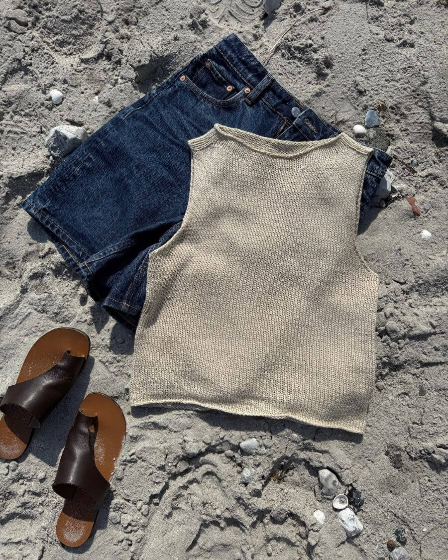 Stickpaket - Petite Knit: Ivy Top S-L (KFO Pure Silk)