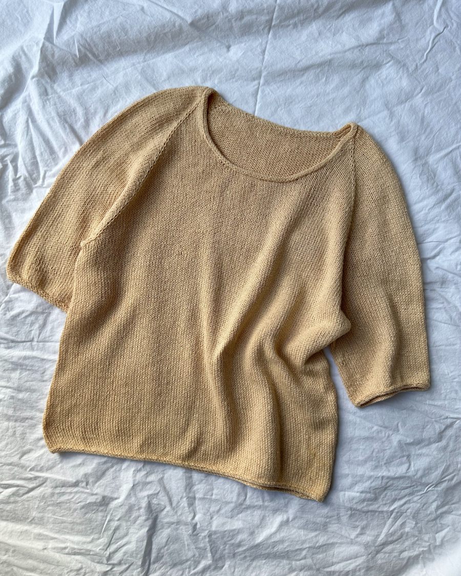 Stickpaket - Petite Knit: Cumulus Tee O-neck XS-M (KFO Pure Silk)