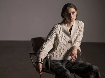 Stickpaket - Filcolana & Sanastrik: Fisherman Cardigan