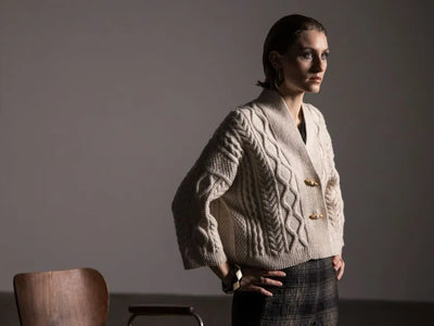 Stickpaket - Filcolana & Sanastrik: Fisherman Cardigan
