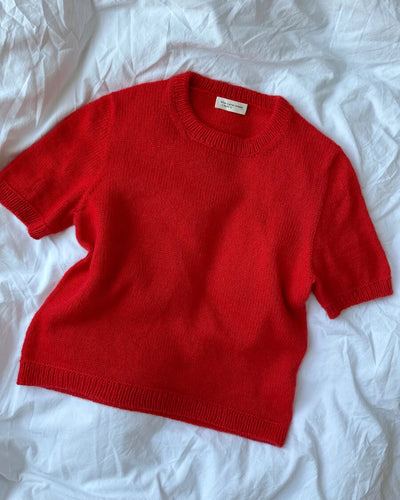 Stickpaket - Petite Knit: Poppy Tee (merino + mohair-silke)