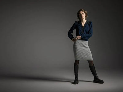 Stickpaket - Filcolana & Strikrik: Lorna Skirt