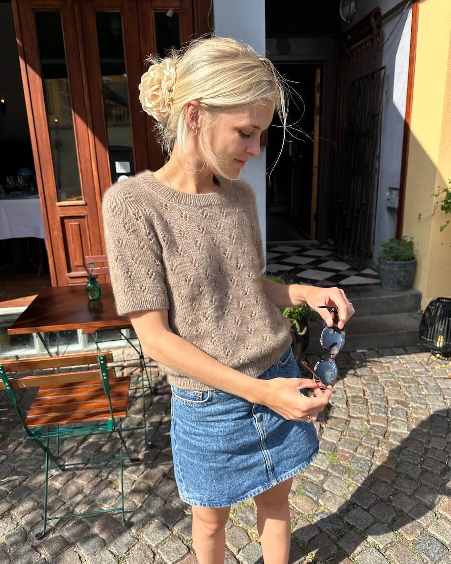 Stickpaket - Petite Knit: Rigmor Tee (Ecopuno)